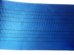 8 Ton Blue Polyester Sling Webbing
