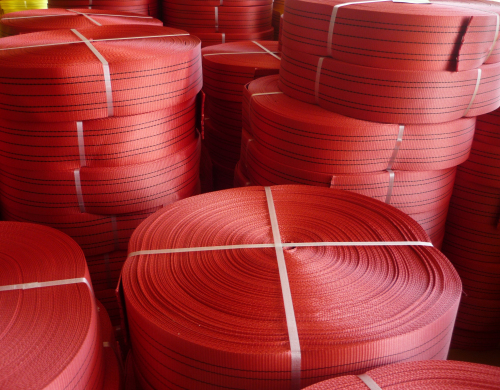 5 Ton Red Polyester Sling Webbing