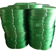 2 Ton Green Polyester Sling Webbing