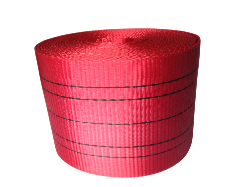 5 Ton Red Polyester Sling Webbing