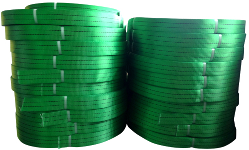 2 Ton Green Polyester Sling Webbing