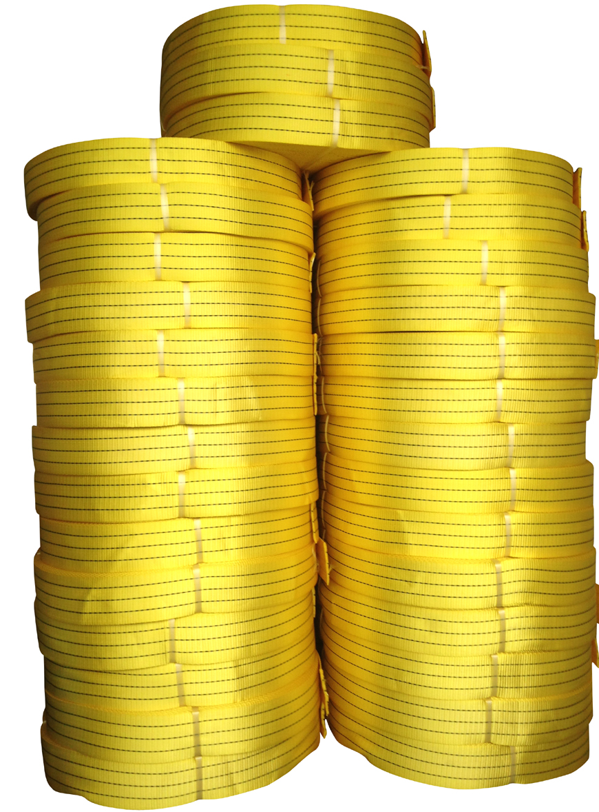 3 Ton Yellow Polyester Sling Webbing