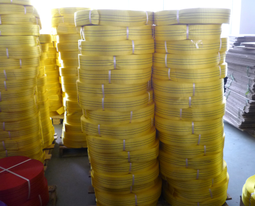 3 Ton Yellow Polyester Sling Webbing