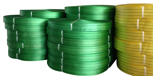 2 Ton Green Polyester Sling Webbing