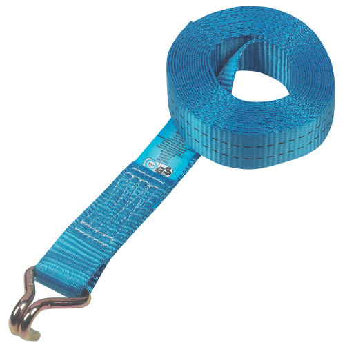 35mm 2000kg Ratchet strap with Double J hooks