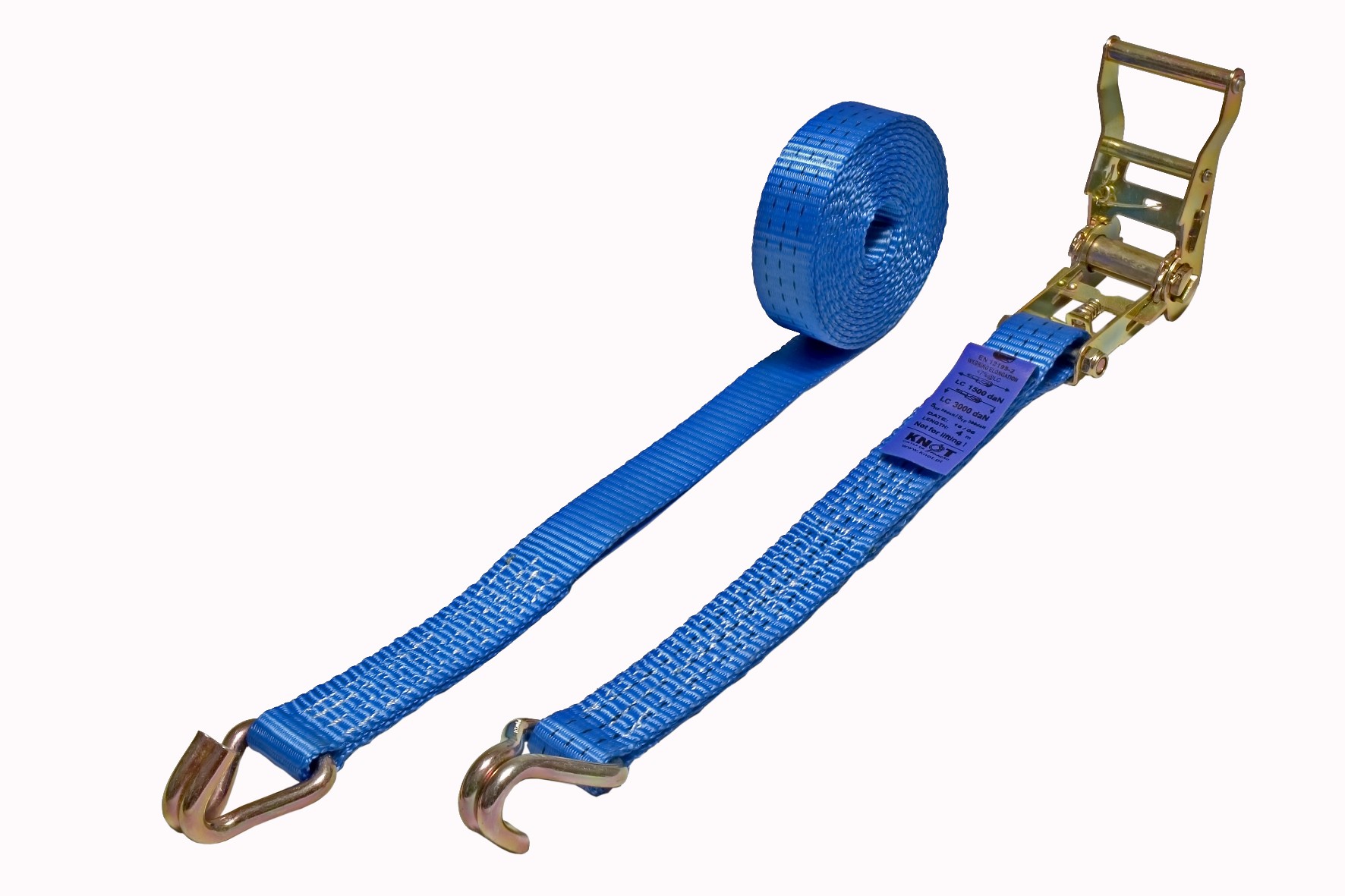 38mm x 3000kg Ratchet tie down LC 1500kg