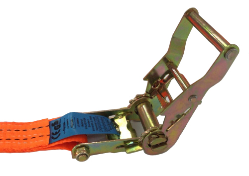 35mm 2000kg Ratchet tie down with double J hooks