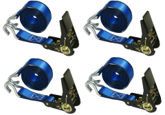 25mm x 1000kg ratchet tie down with Double J hooks