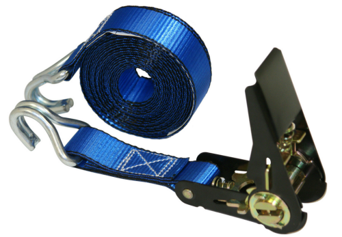 25mm x 1000kg ratchet tie down with Double J hooks
