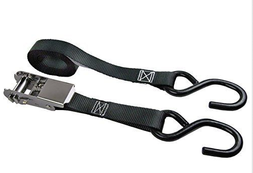 25mm Ratchet Tie down With Coated S-Hooks