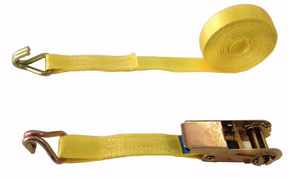 25mm x 1000kg ratchet tie down with Double J hooks