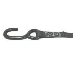 25mm Ratchet Tie down With Coated S-Hooks