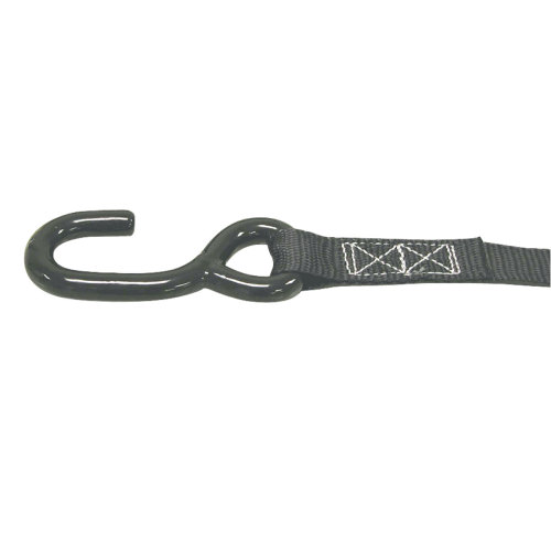 25mm Ratchet Tie down With Coated S-Hooks