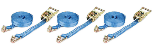 25mm Heavy Duty Ratchet Tie Down with Double J hooks