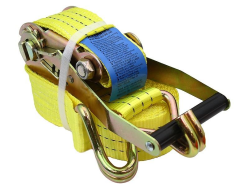 50mm 3ton Ratchet tie down with Double J hooks