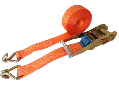50mm 5T Ratchet tie down with Double J hooks