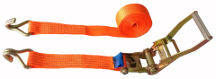 50mm 3ton Ratchet tie down with Double J hooks