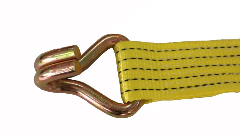 50mm 4ton ratchet tie down with Double J hooks