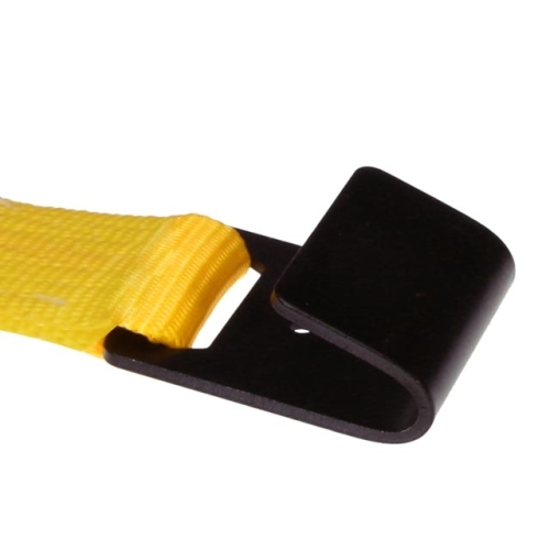 2 Inch X 27 Ft Yellow Ratchet Strap With Flat Hooks