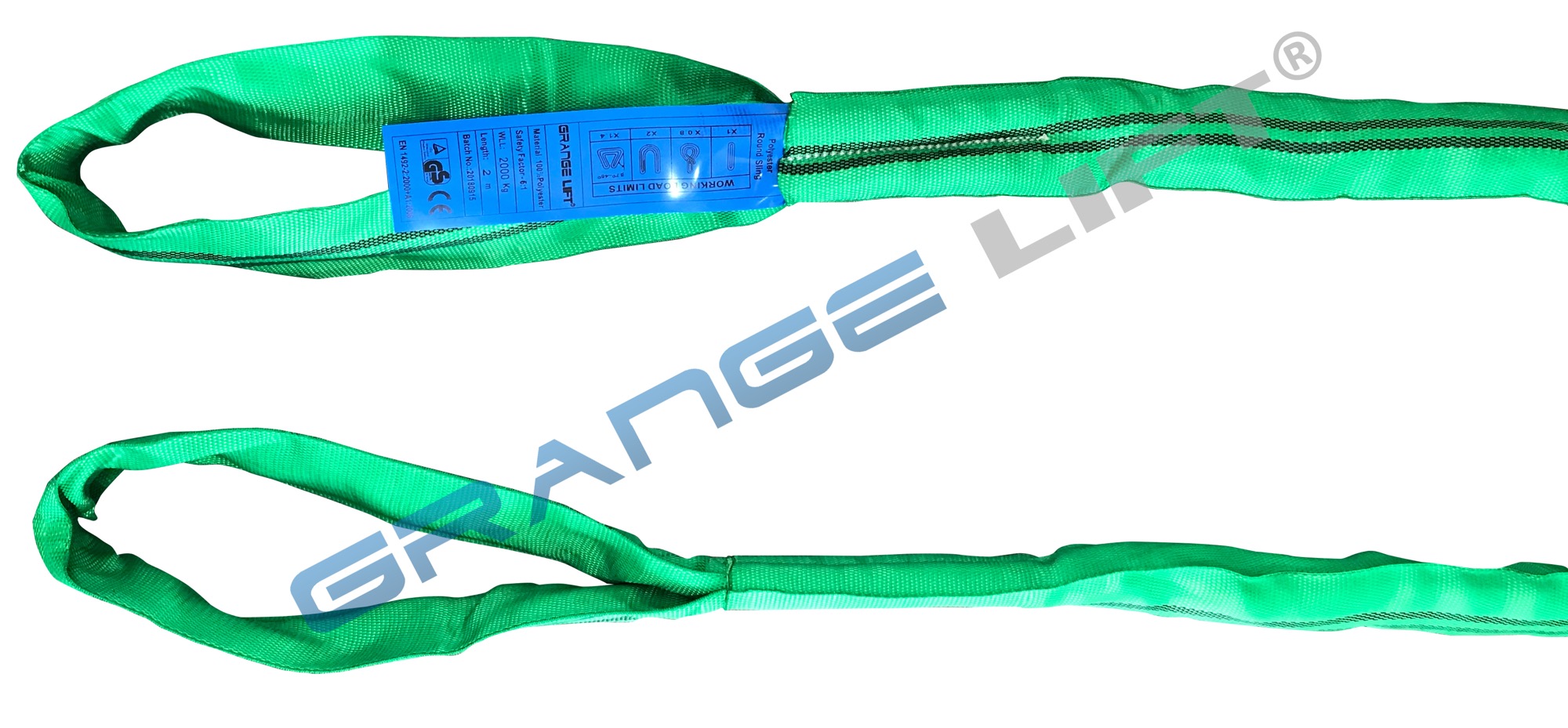 Polyester Eye and Eye Round Slings 2000kg