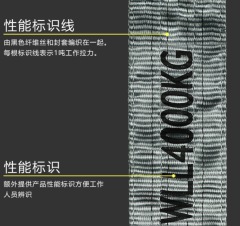 4000KG Polyester Flat Webbing Slings