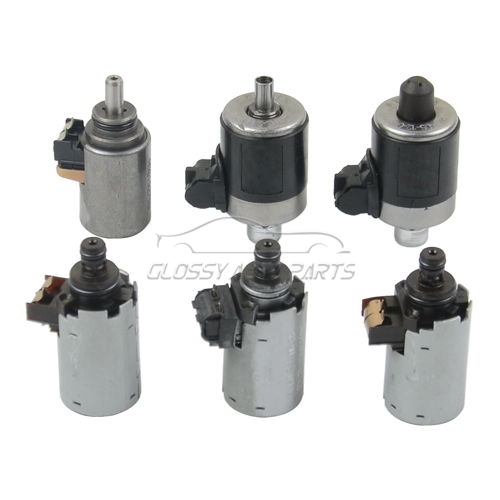 Transmission Solenoid Kit 6 pcs For Mercedes Benz C230 C240 C280 C32 1402770398 1402770435 1402770535 0260130015 722.6 7226