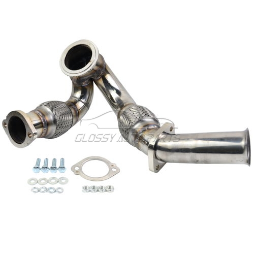 Turbocharger Y-Pipe Up Pipe Kit For Ford F250 F350 Excursion 6.0L 5C3Z-6K854-CA 5C3Z6K854CA 679-011 6K854 679011