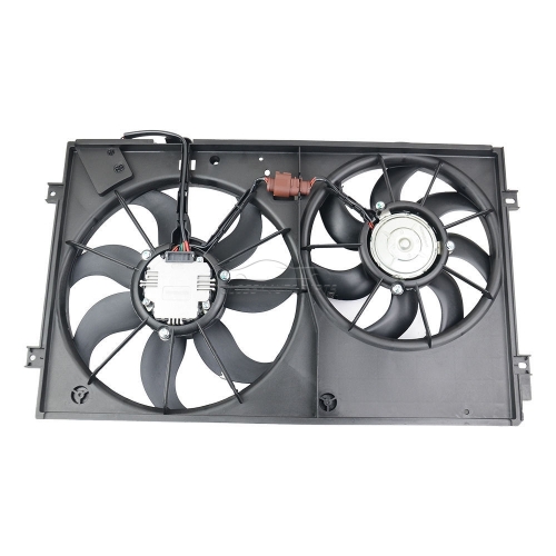 Radiator Cooler Fan w/o Damper For VW CADDY3 PASSAT JETTA3 EOS TOURAN 1K0959455R 1K0121207J 1K0121207BB 1K0121207T 1K0959455BC