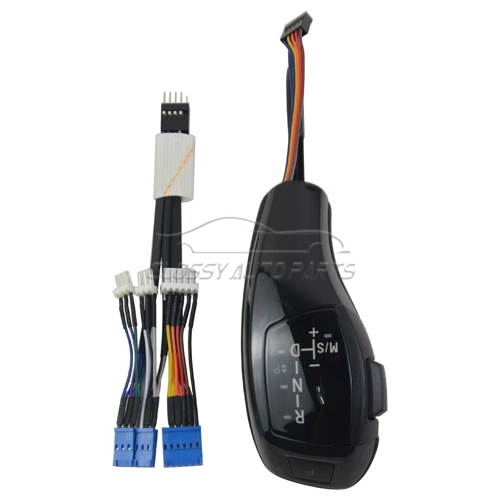 LED Gear Shift Knob Handle Black For BMW E46 E60 E61
