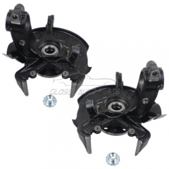 2X Steering Knuckles Assy for VW Fox Polo Audi A1 A2 Roomster Skoda Fabia Seat Ibiza 6Q0407255AP 6C0407256AC Front L&R