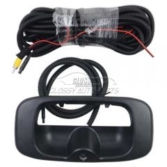 Rear View Camera For Silverado 1500 1999-2006 TRQ Rear View Backup Camera Addon Kit w/ Wiring & Handle Bezel for GM Truck