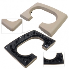 Car Centre Console Cup Holder Pad For Ford F-150 2004-2014 (Beige)