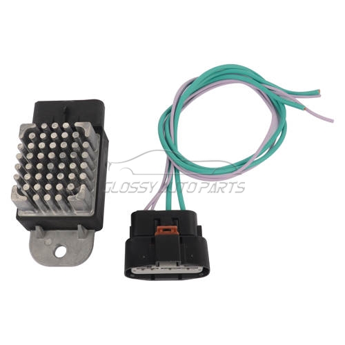 Radiator Fan Relay and Pigtail For Chrysler Pacifica Dodge Caravan Jeep 68023333AA 68041017AB Blower Motor Regulator