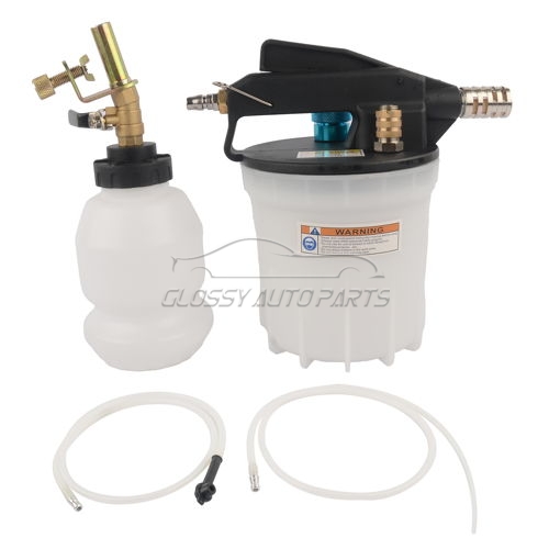 2L Four Unit Vacuum Brake Bleed Kit with 2L Brake Fluid Extractor and 1L Refill Bottle