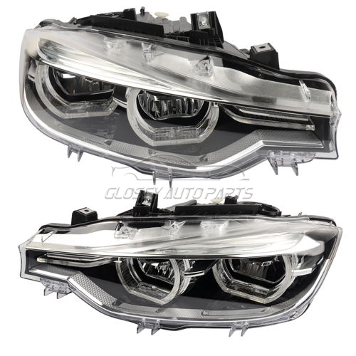 Headlights Set Full LED Headlamps RHD Left Right For BMW 3 Series F30 F31 2015-2019 63117419631 63117419632