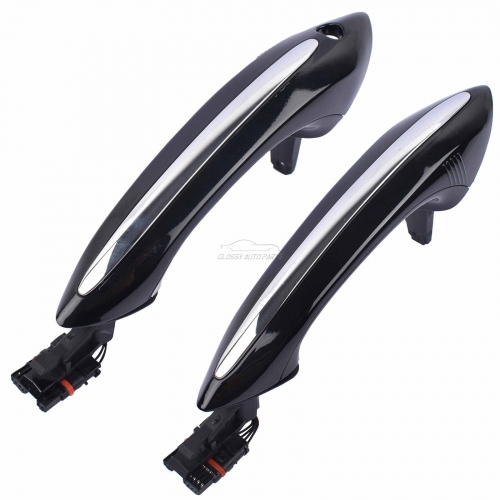 Front Left and Right Door Handle For BMW F07 F10 F11 F06 F12 F13 F01 F02 F03 F04 Black 51217231931 51217231932