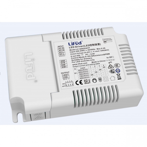 LF-GDE040YP 850mA-1050mA 0-10V Rx Dimming Lifud Isolated LED Driver