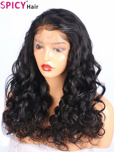 Spicyhair 200% density So natural looking Loose wave for women full lace wig
