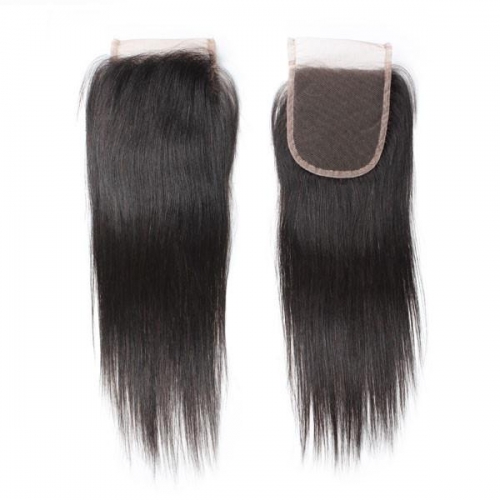 Spicyhair Tangle free 12A silky straight 4×4 lace closure