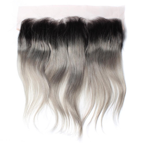 Spicyhair 100% DHL Free Shipping  No Tangle 1b/grey Straight Frontal