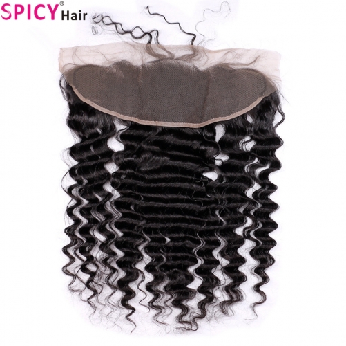 Spicyhair 100% DHL Free Shipping  Tanglefree No  Shedding deepwave Frontal