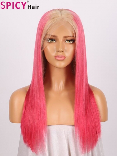 Spicyhair Fashional #613 root red color straight lace front wig