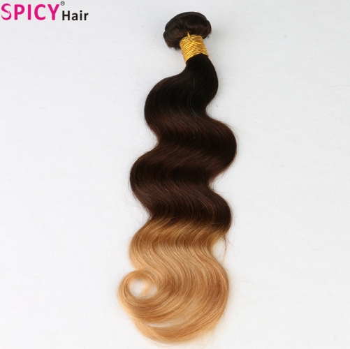 Spicyhair 100% qood quality%price ombre humanhair Bodywave Bundles