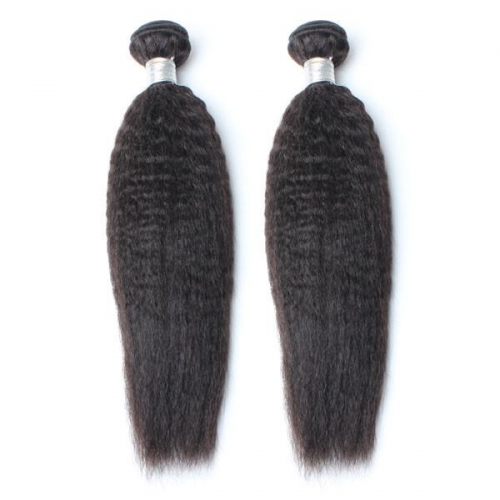 Spicyhair 12A 100% Vierge Cheveux Humains Crépus Droite 2 Faisceaux