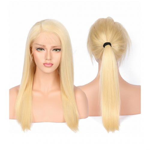 Spicyhair Top Quality 150% density #613 Silky straight 360 lace wig