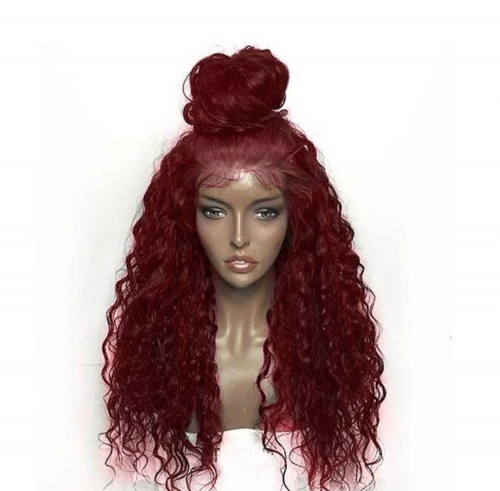Spicyhair  Top Quality Wig selling directly from factory  99J Loose Curl full lace wig 100% human hair hd lace wig
