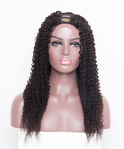 Spicyhair 200% density no shedding kinky curly U-part full lace wig Best Quality 100% Human Wigs Selling directly from Factory