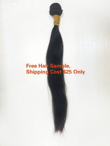 Spicyhair 12AFree Hair Sample 100% Virgin Human Hair unchemical process No Tangle No Shedding No Mix.