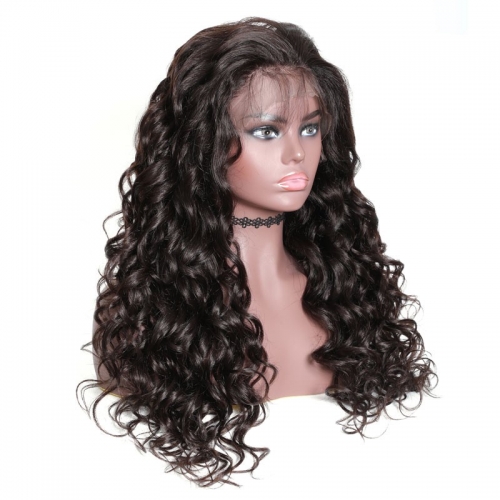 Spicyhair  cheap wig for black women wavy human hair lace front wig 180% density afforable wig.