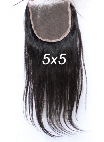 Spicyhair  12ABest Quality Silky Straight 5×5 lace closure 100% human hair no shedding no mix and tangle free.